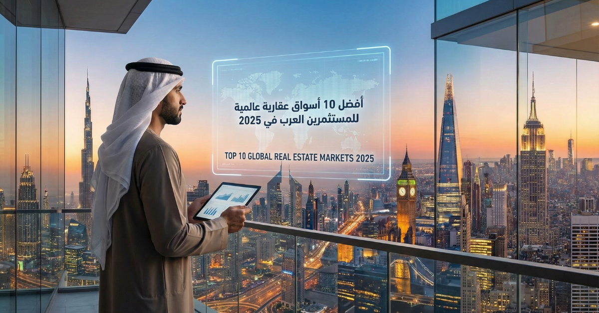 أفضل 10 أسواق عقارية عالمية للمستثمرين العرب في 2025