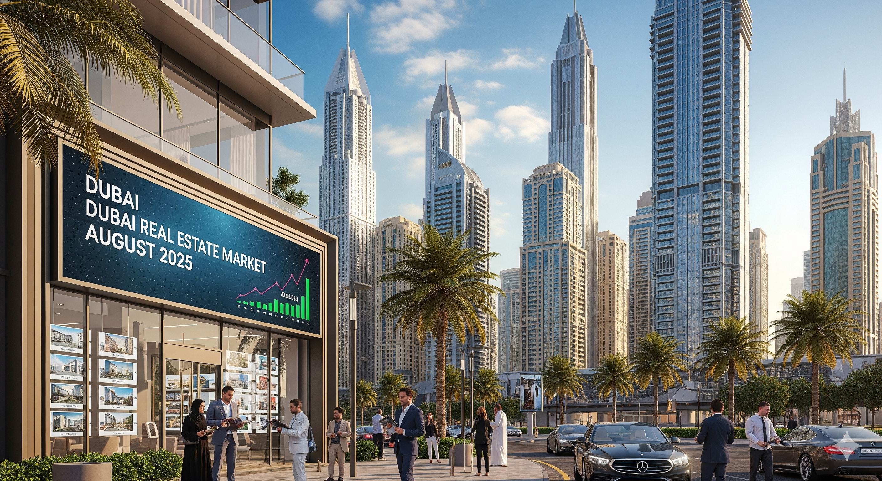 سوق العقارات في دبي خلال شهر أغسطس 2025