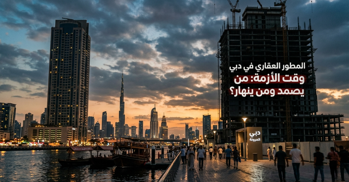 المطورون العقاريون في دبي وقت الأزمة 2026
