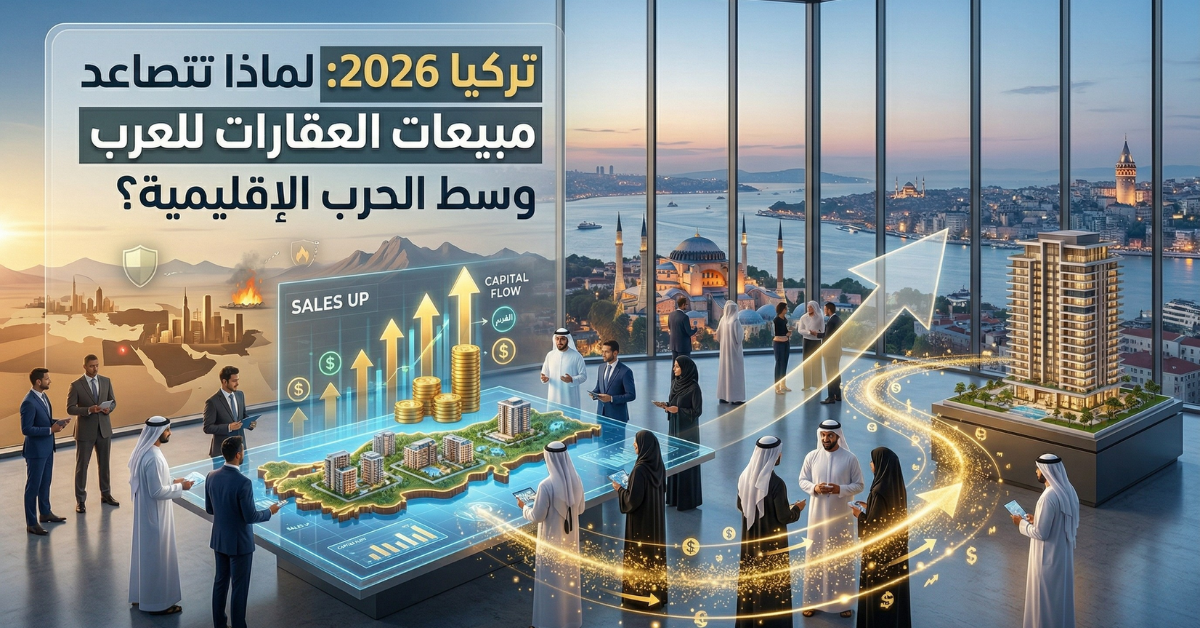 تركيا 2026 لماذا تتصاعد مبيعات العقارات للعرب وسط الحرب الإقليمية؟
