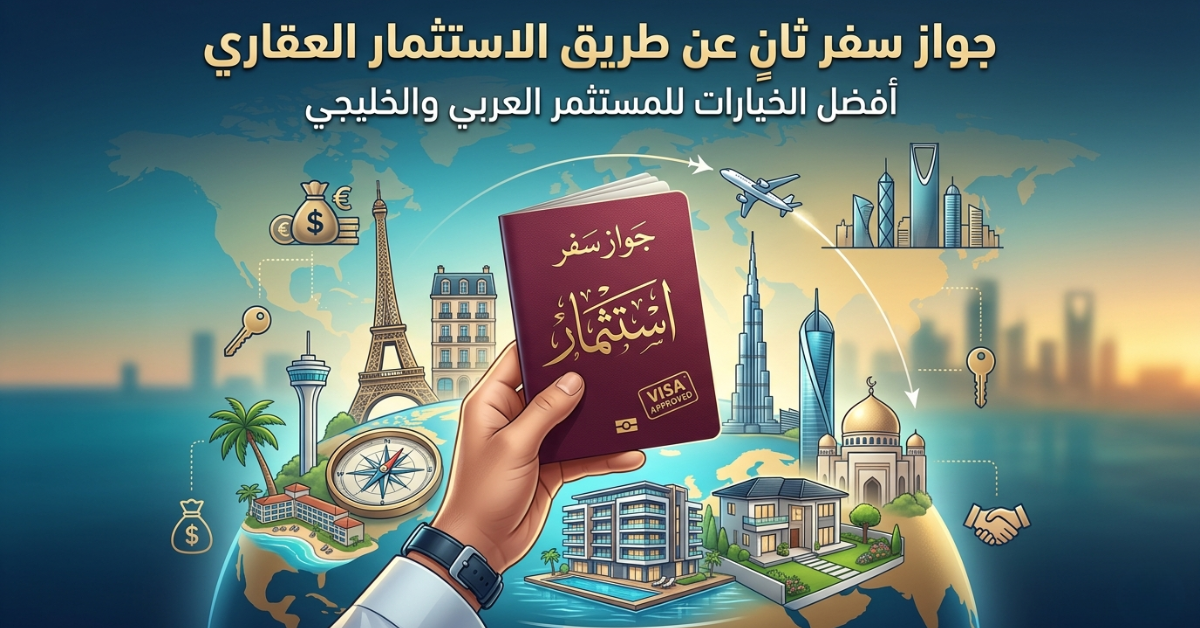 جواز سفر ثاني بالاستثمار العقاري