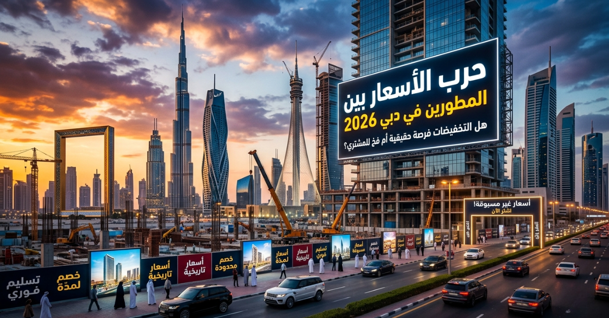 حرب أسعار المطورين دبي 2026