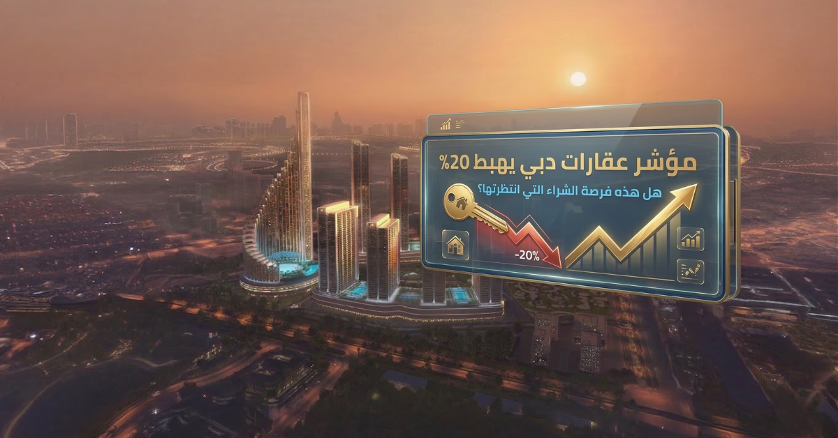 مؤشر عقارات دبي يهبط 20%