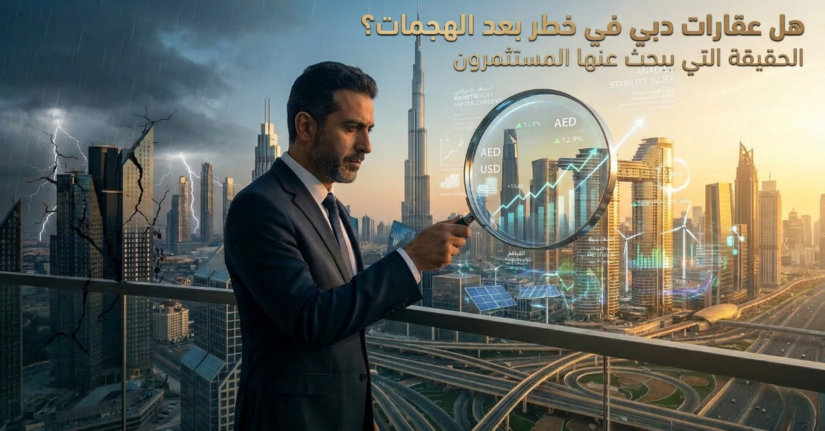 هل عقارات دبي في خطر بعد الهجمات