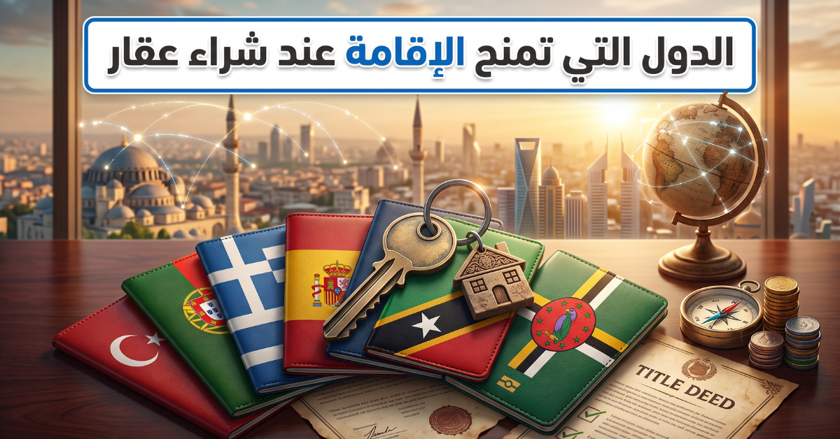 الدول التي تمنح الإقامة عند شراء عقار